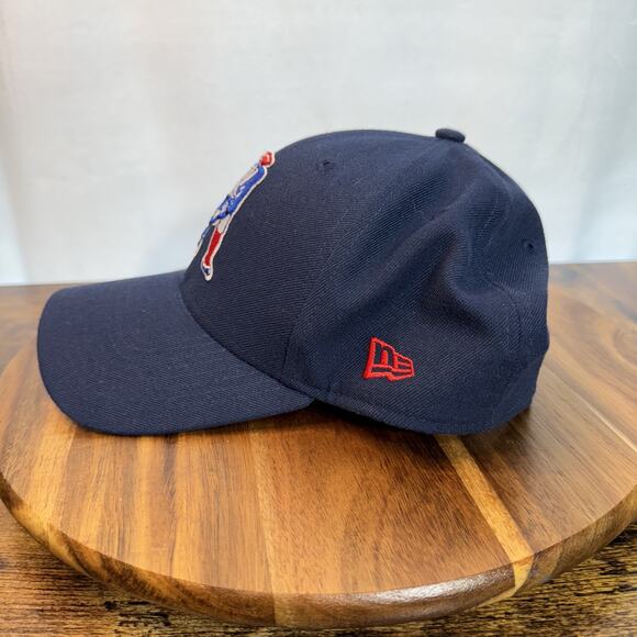 New England Patriots Hat Cap Snap Back Navy NFL Football Throwback New Era Mens - Picture 2 of 5